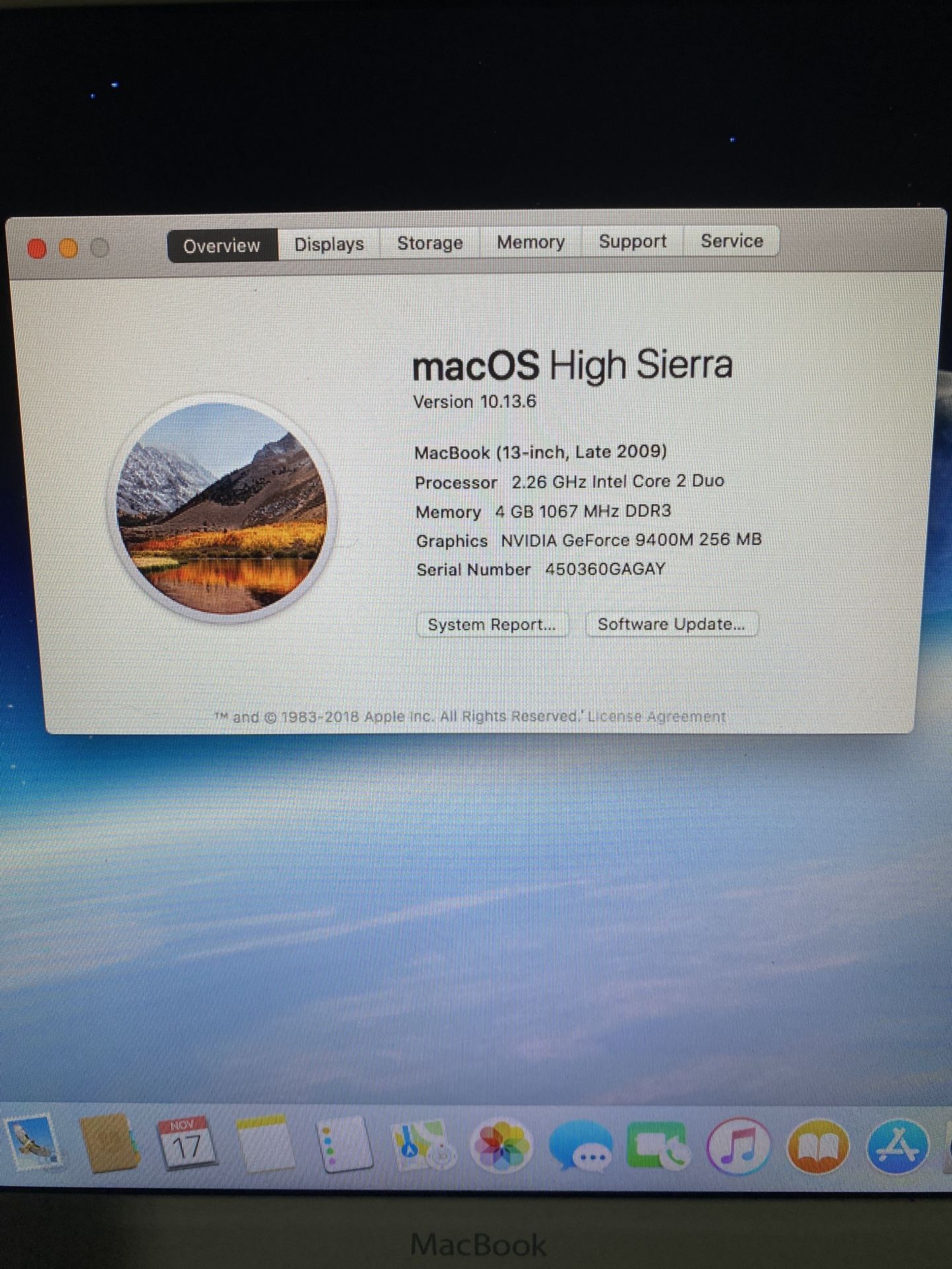 Apple MacBook Late 2009