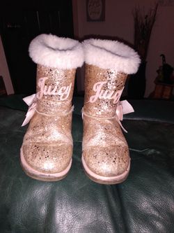 Girls size 1 juicy boots