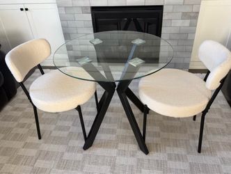 Table with chairs  ,brand new