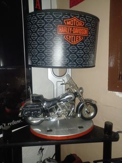 Harley Davison Desk Lamp.