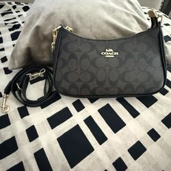 Brown And Gold Coach Bag 