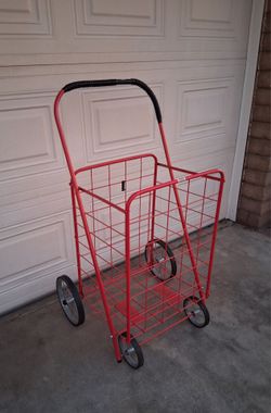 Large Folding Metal Shopping Cart