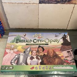 The Wizard Of Oz EMERALD CITY-OPOLY Collector's Edition Monopoly Board Game NEW