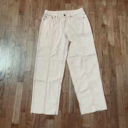 Creamsicle Orange Future Collective with Gabriella  Straight Leg Jeans Size 6