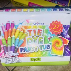 The Create Basics TIe Dye Party Tub Kit