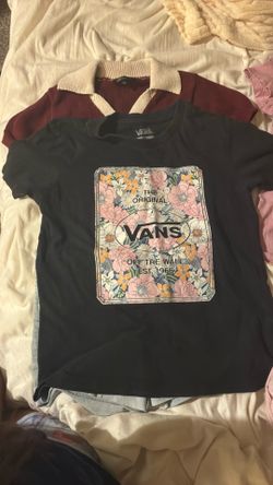 Vans shirt for girls size small