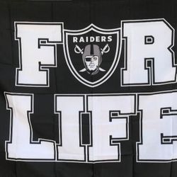 Raiders Flag 5ftx3ft $20 Firm On Price