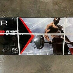110lb Olympic weight set Brand new Pickup only near Spring