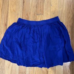 American Eagle Outfitters Mini Skirt Royal Blue