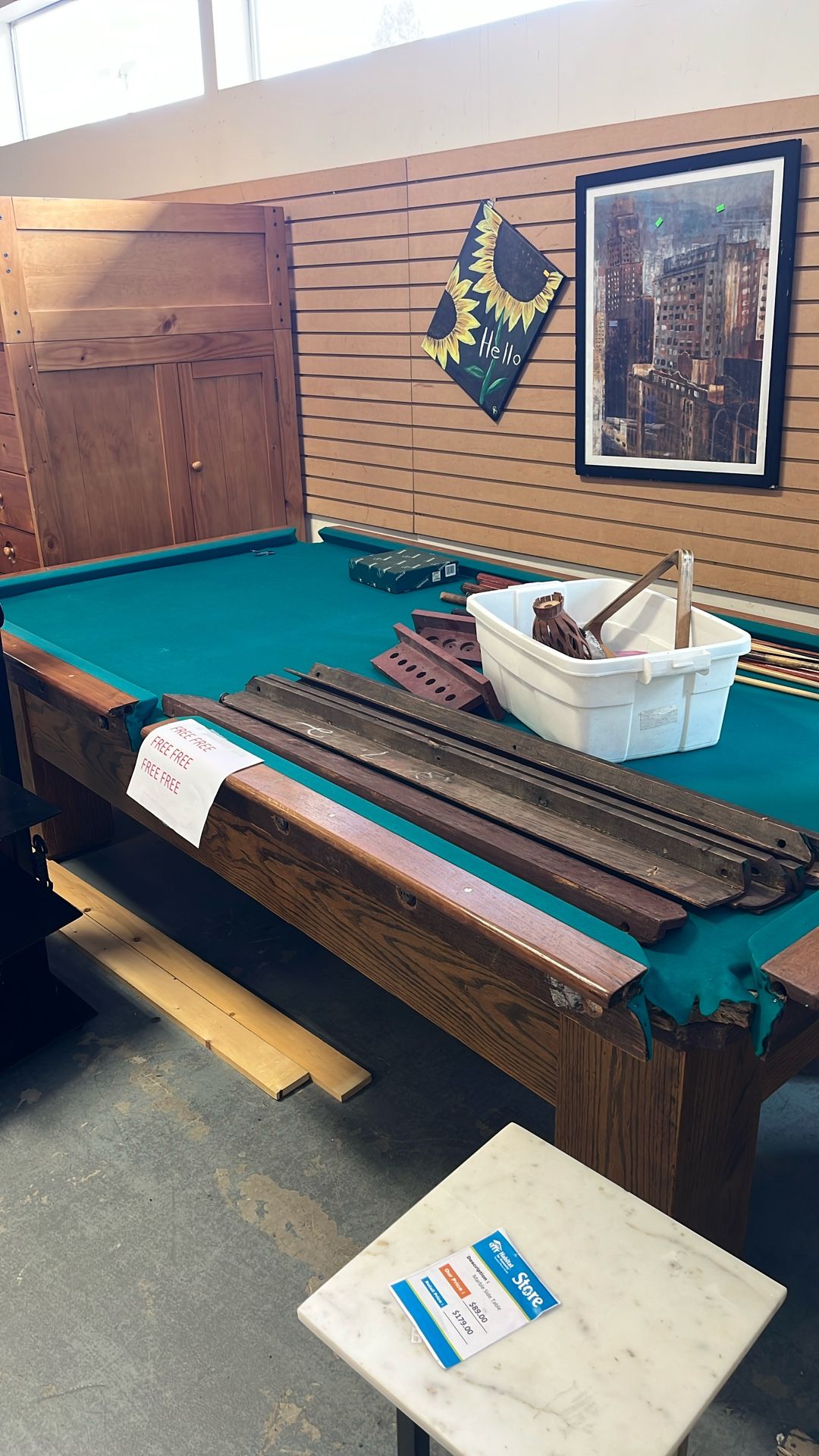 Billiard Pool Table (in Store)