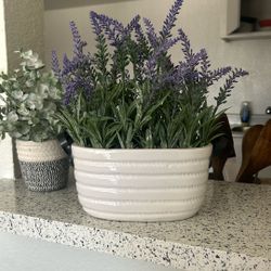 Faux Lavender House Plant Decor 