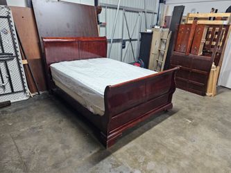 Queen bed and mattress