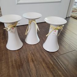 Candle Holders White