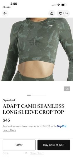 Gymshark Long Sleeve Crop Top