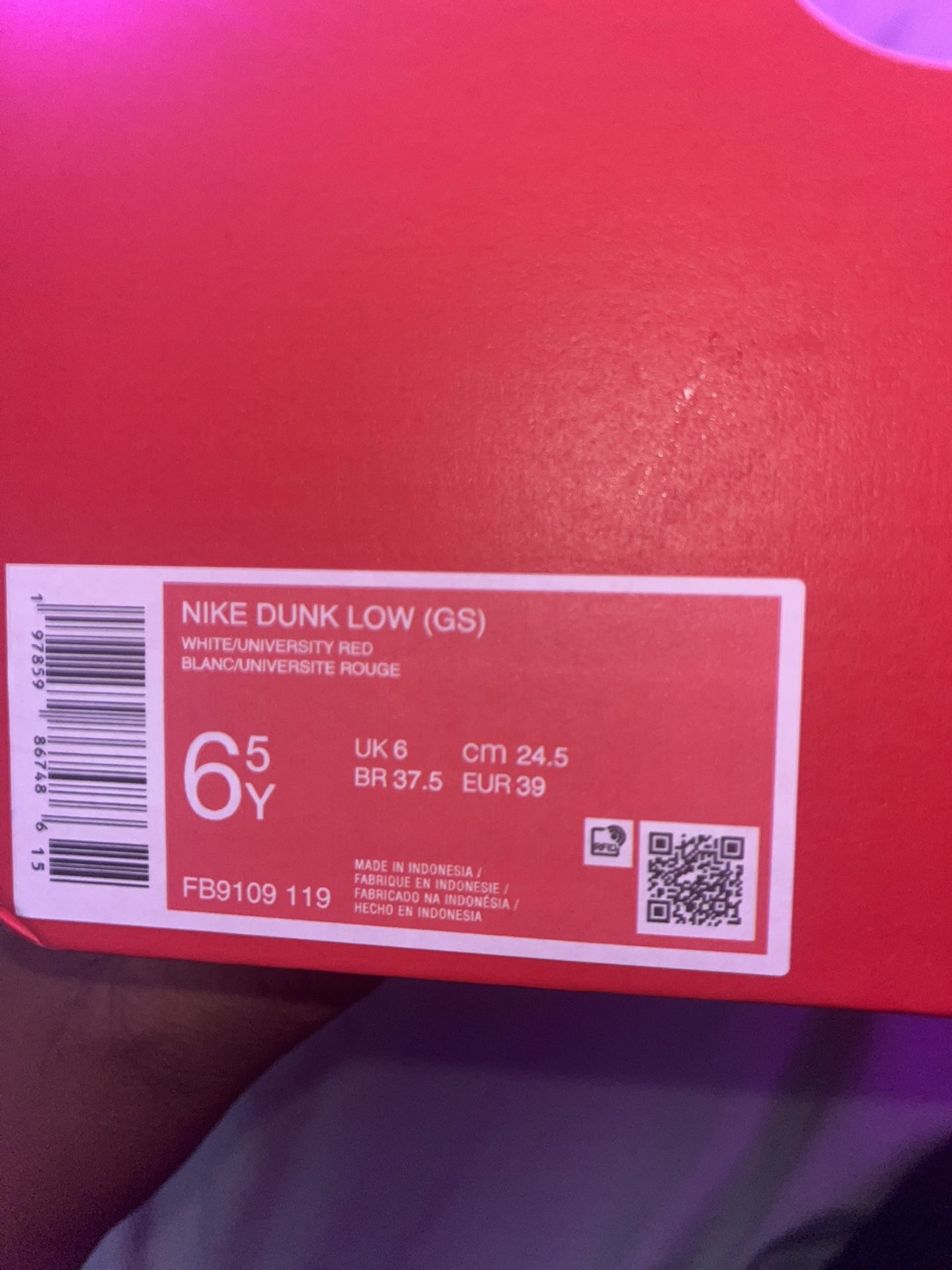 Nike Dunks Lows 6.5