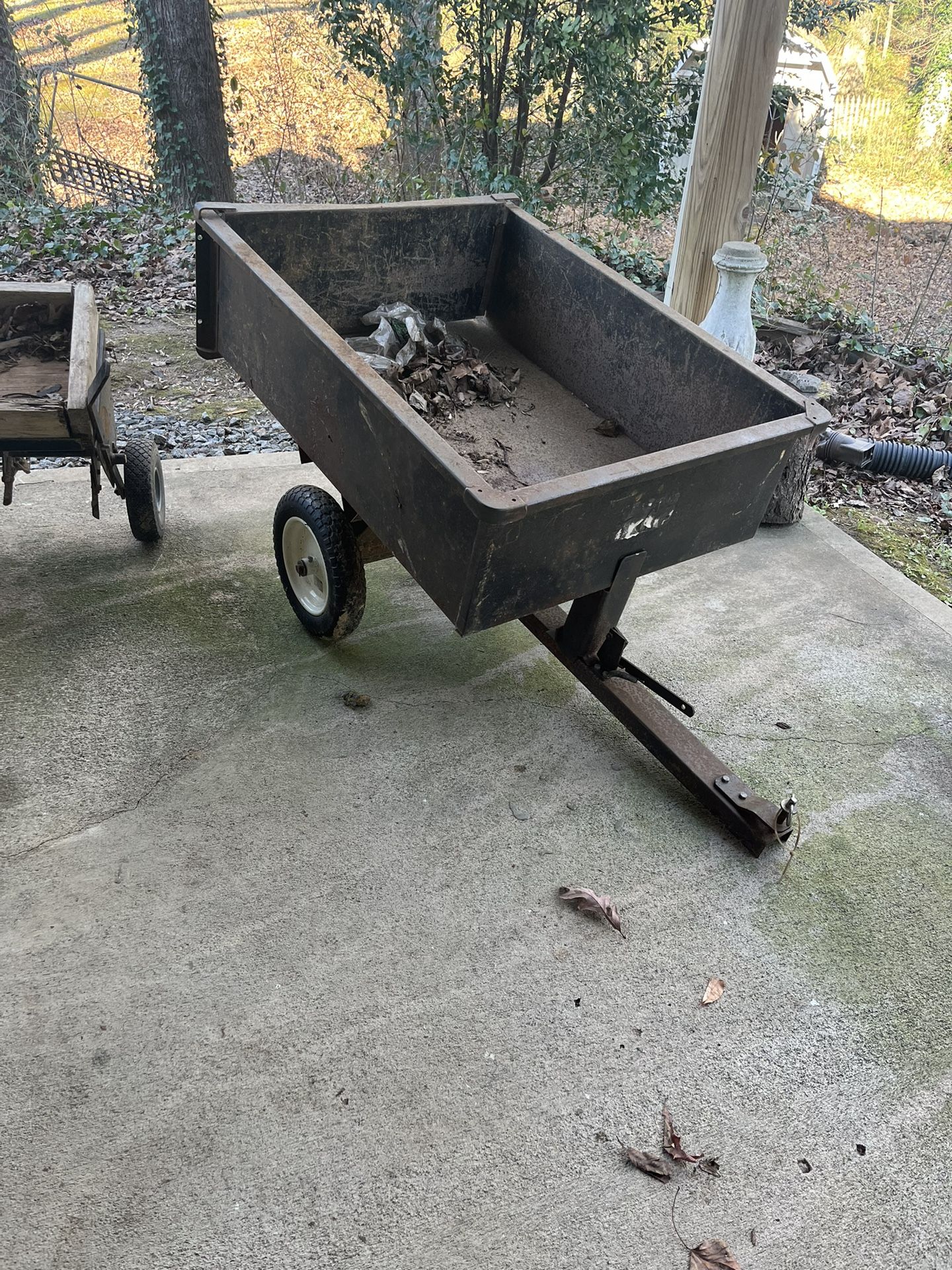 Towable Cart And Yard Aerator