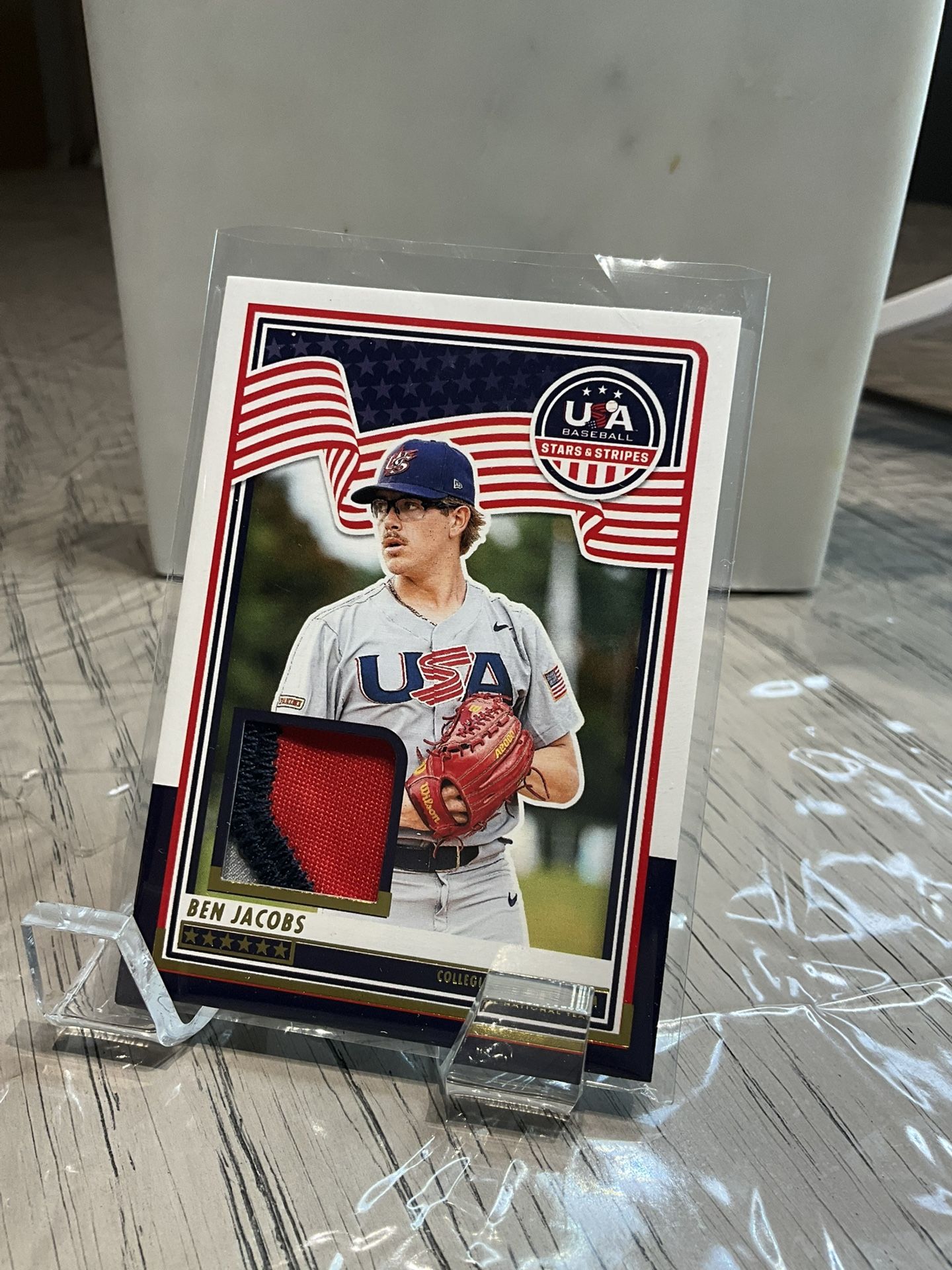 2025 panini star and stripes ben jacobs relic 24/25