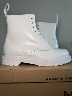 Dr. Martens 1460 Twist Maison Margiela White Sz 11