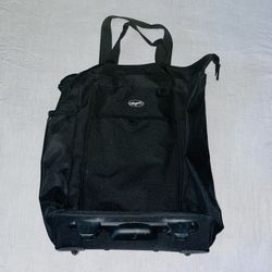 Olympia U.S.A. Deluxe Rolling Shopper Tote - Black