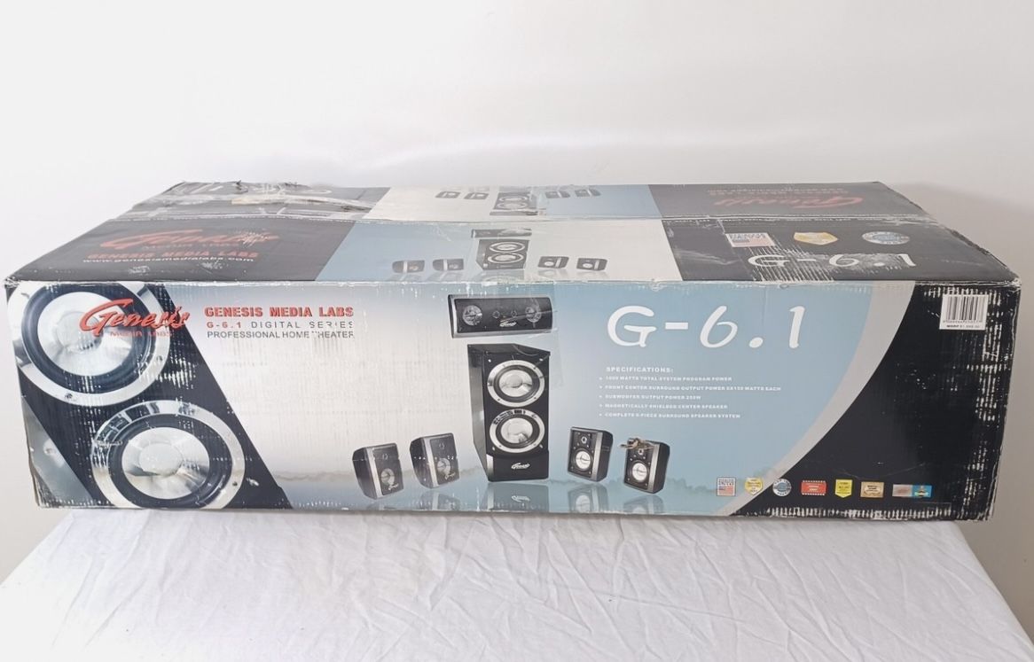 Genesis G.6.1 Digital Home Theater Speaker System 1000 Watts