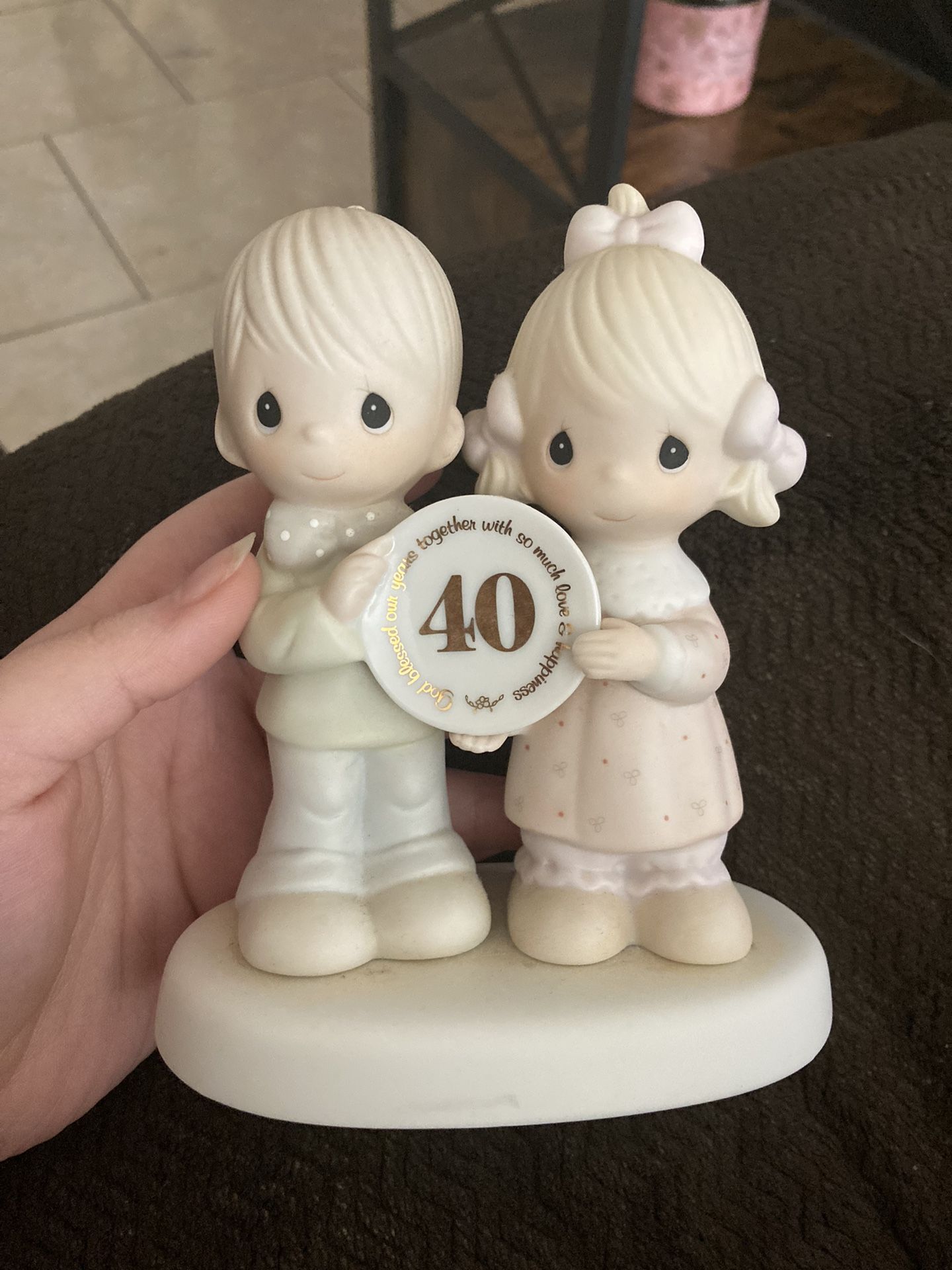 Vintage 1983 Precious Moments 40th Anniversary Figurine