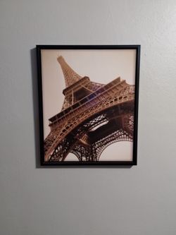 Eiffel Tower Wall Art 19.5 X 23.5