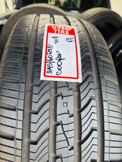 One 1οΈβ£ Used Tire π Semi New Cooper 245/60R18β