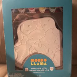 Mondo Llama Ceramic Campfire Kit DIY New Sealed Crafts Art Fun Colorful Festive