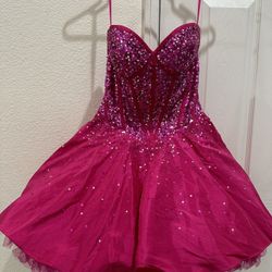 Juniors Formal Pink Dress