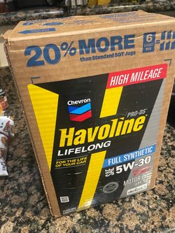 Chevron Havoline Lifelong Full Synthetic 5W-30 Motor Oil