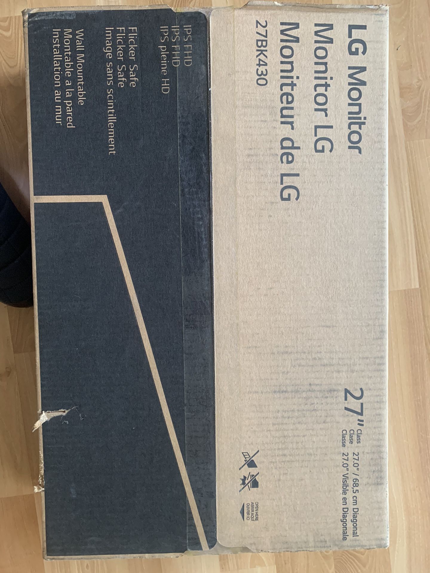 NEW 27” LG Monitor