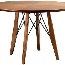 Olliix Wood Round Dining Table