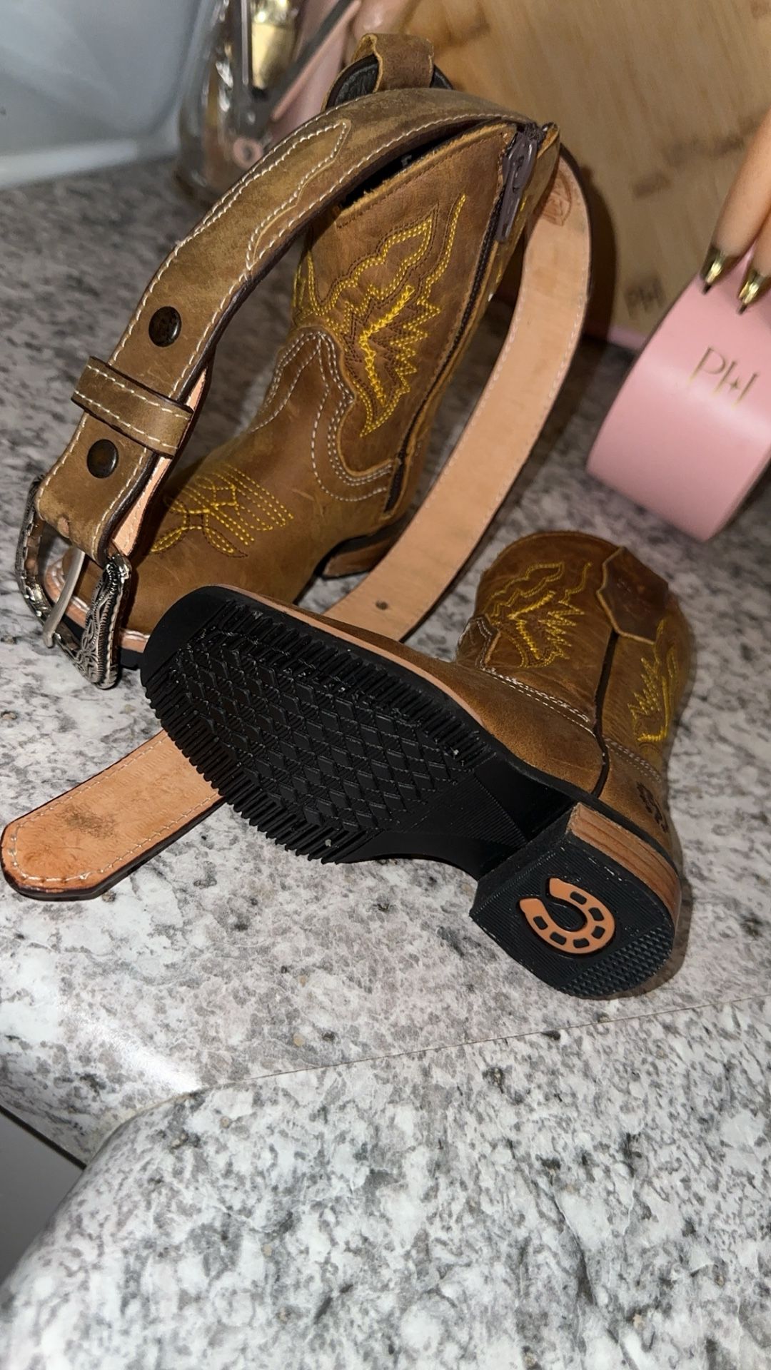 Toddler Cow Boy Boots