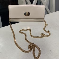 Coach Turn lock Wallet On Detachable Chain