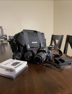 Canon Rebel T6i 24.2MP DSLR w/Accessories 