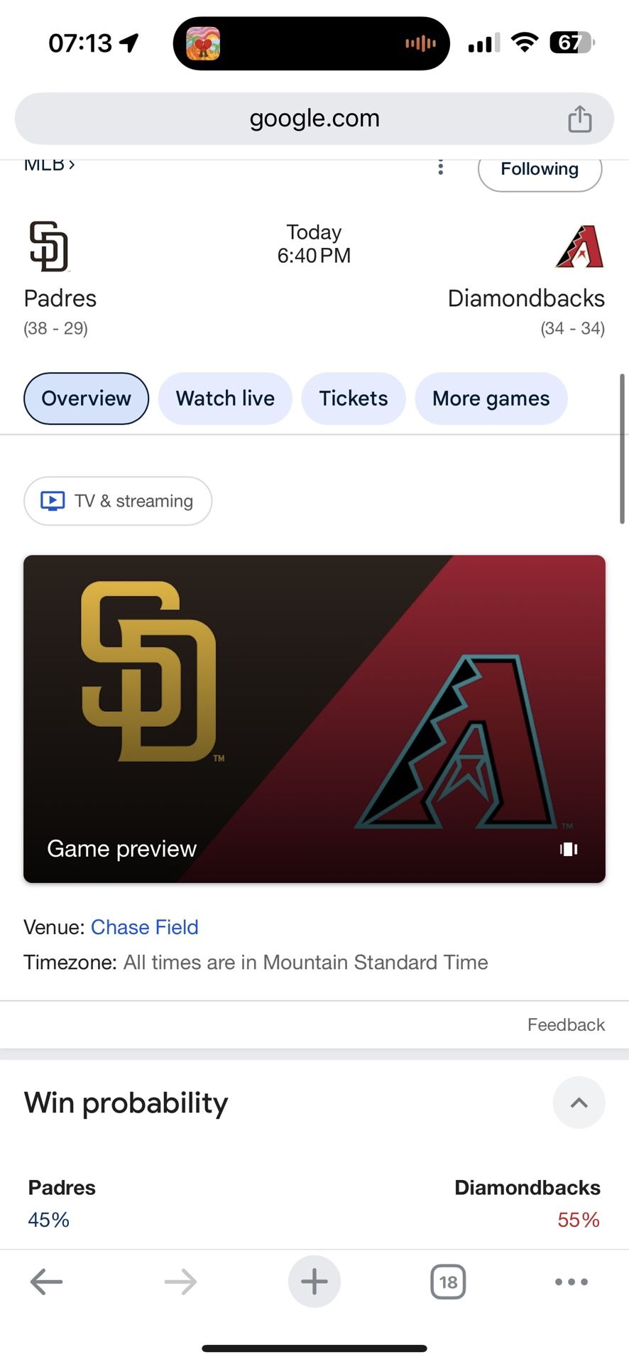 Padres vs Dbacks 06/14/25