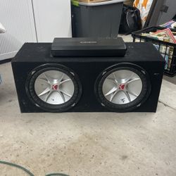 Speakers, Box, And Amplifier