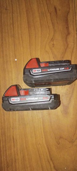 Milwaukee M18 RedLithium Battery Pack Lot of 2
