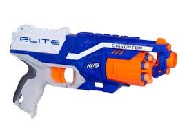 (not nerf gun) full slide with red dot