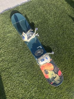 Burton Snowboard And Bindings