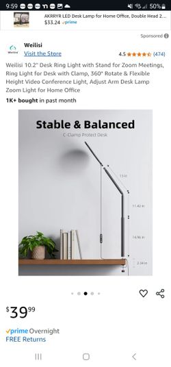 Ring Light Desk Light Conference Lamp New In Box