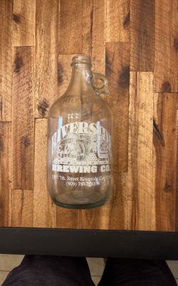Riverside California Brewing Company Growler Beer Bottle Jurupa Valley