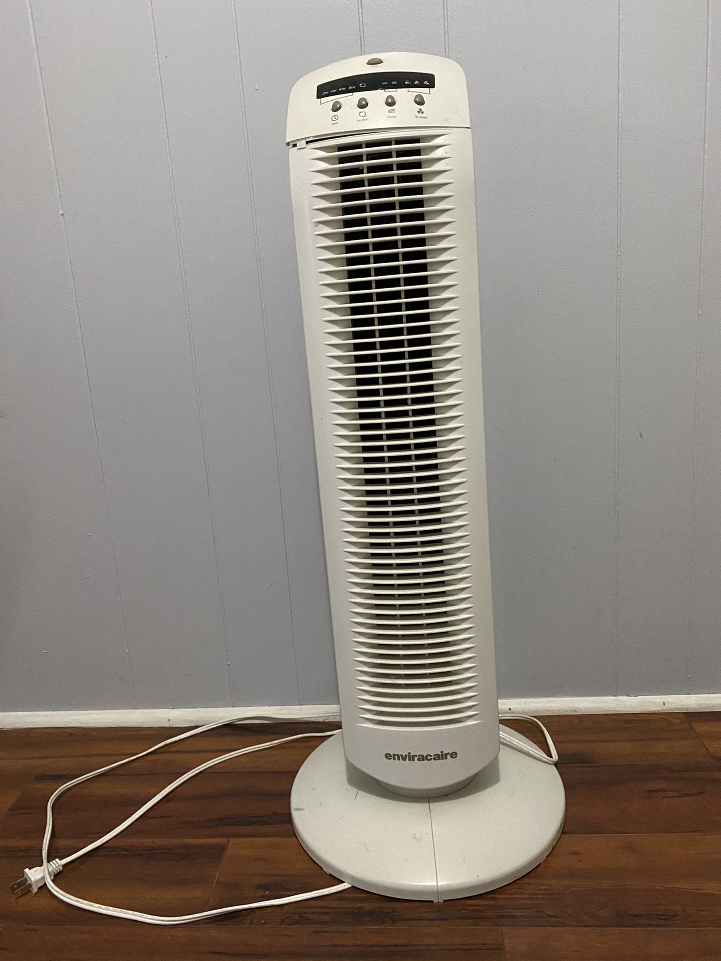 Envirocare stand up oscillating fan with remote