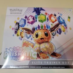 Pokemon Prismatic Evolutions Elite Trainer Box (etb)