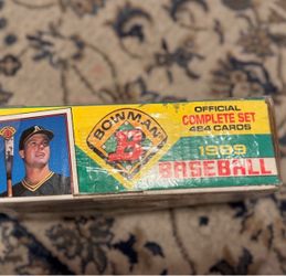 1989 Bowman Baseball Complete Set 484 Cards