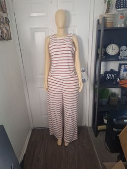 New rust and white outfit