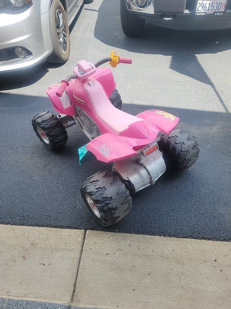barbie atv power wheel