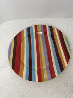 Pier 1 Urban Groove Strip Dinner Plates