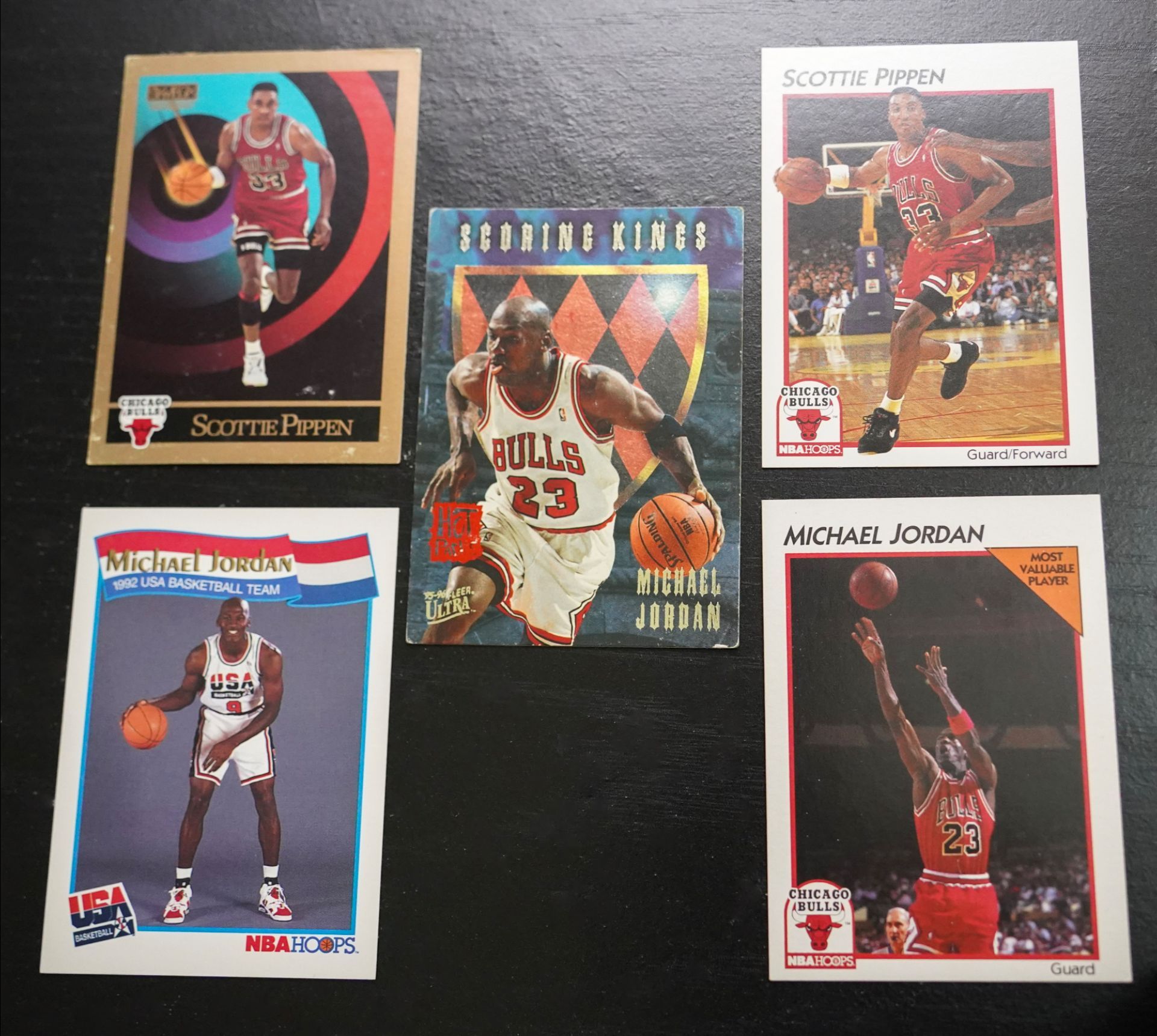 Michael Jordan & Scottie Pippen Vintage NBA Card Collection + 