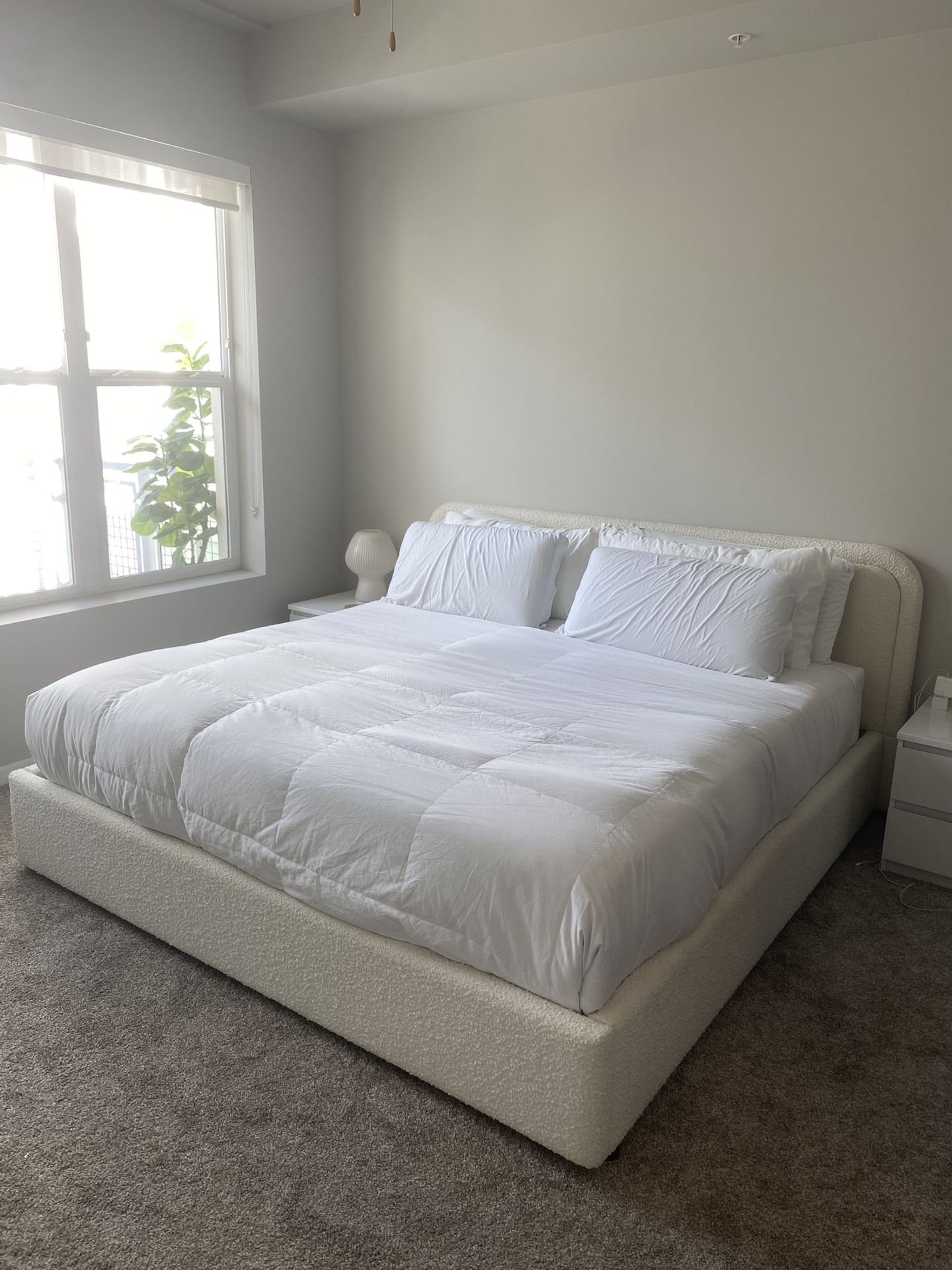 King Size Upholstered Bed Frame